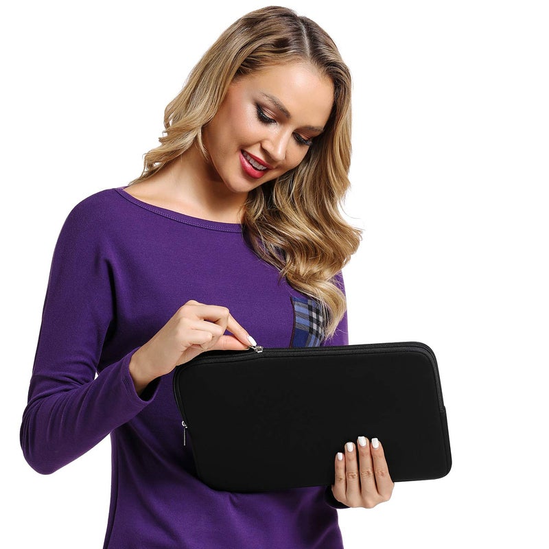 CCPK Laptop Sleeve Case 13.3 inch for MacBook Air 13 inch Mac Book Pro 14 inch M5 2025 A3434 M4 M3 M2 M1 Computer Laptop Protective Sleeve Carrying Case Cover Bag Skin 13-14 inch Accessories, Black - Image 5